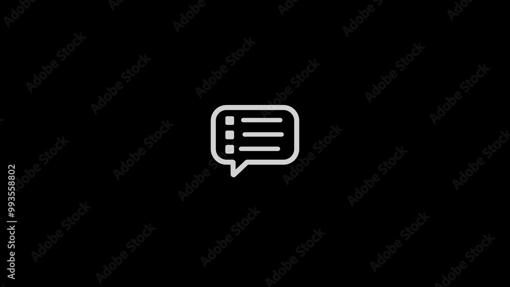 Poster inbox icon vector design template and illustrator with editable stroke