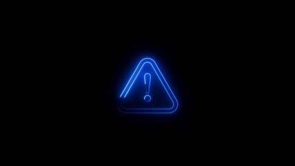 attention vector icon flat simple