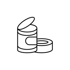 Canned Food icon vector design templates simple and modern concept
