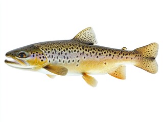 Fototapeta premium Trout isolated on white background