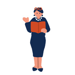 講師のシンプルでフラットなイラスト
