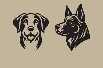 Obraz premium Dog vector ‍and image