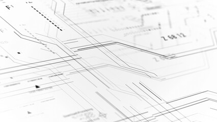 technological infographic elements HUD Texture.HUD 2GFX Technology Sci Fi 2D texture. User Interface data display.white background