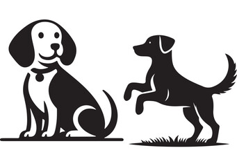  Dog vector ‍and image