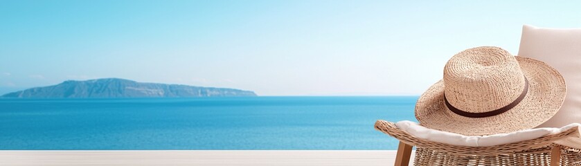 Serene Ocean Views in Santorini for Digital Nomads - Inspiring Peaceful Productivity and Reflective Moments in a Dreamy Coastal Paradise