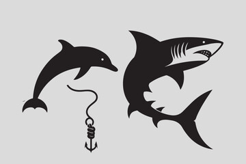 illustration of a shark