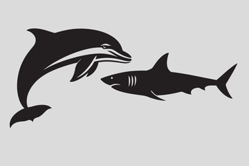 dolphin illustration