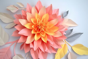 Obraz premium Modern abstract art. Watercolor floral illustration. Golden elements, watercolor painting, children's wallpaper. Hand drawn plants. Tropical, flowers. leaf. Prints, wallpapers, posters, cards, murals
