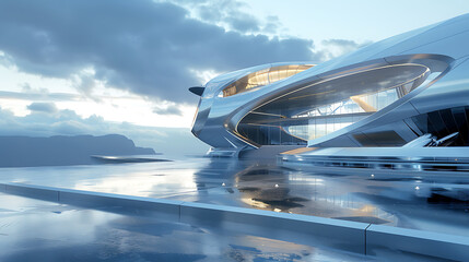 Obraz premium futuristic scene