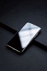 Sleek Smartphone on Dark Background 