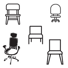 Chair vector 