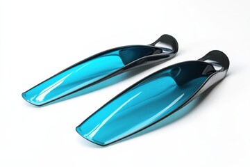 Obraz premium High-Quality Swim Fins for Enhanced Performance in Water Sports isolated on White Background