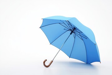 High-Quality Umbrella Image for Weather-Related Content isolated on White Background