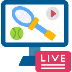 Tennis Live Streaming Icon