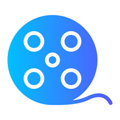 film reel gradient icon