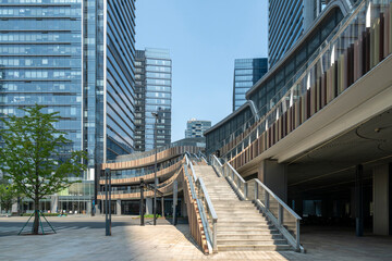 Future Technology City Commercial Street in Hangzhou, China