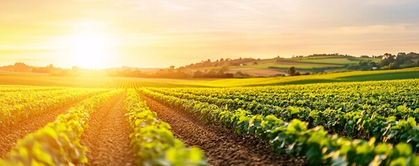 Thriving Organic Farming Landscape - Embracing Eco-Friendly Practices and Local Food Systems for Sustainable Rural Development