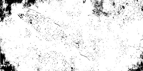 Distressed black texture. Dark grainy texture on white background. Dust overlay textured. Grain noise particles. Black grunge texture. Vector art grunge wall.