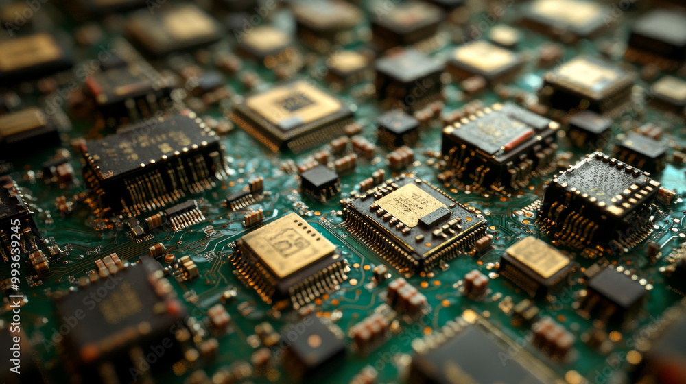 Poster microchips power computers. they're like tiny brains that help computers work. keeping computers saf
