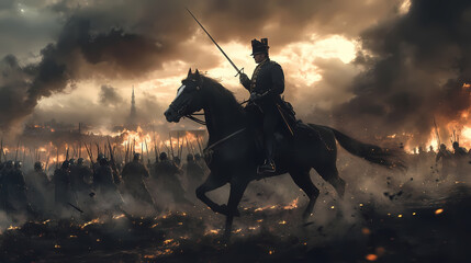 Generative AI, Charge of the Troops in the Napoleonic Wars