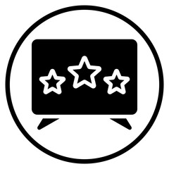 rating glyph icon