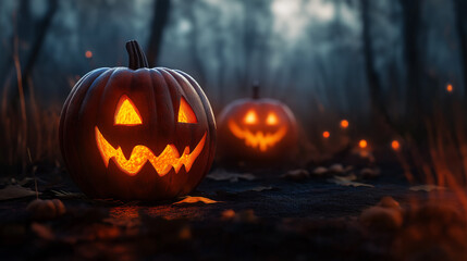 Obraz premium ハロウィンの背景素材