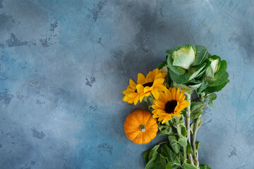Bouquet of fall flowers