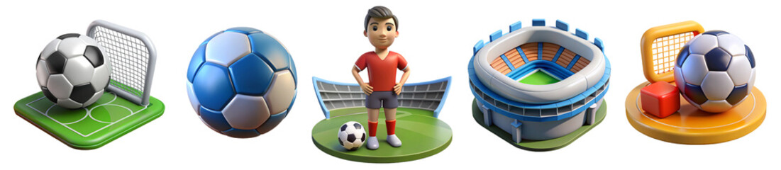 Background cleared images for soccer