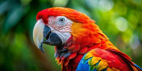 Vibrant Colors of a Parrot: A Stunning Display of Nature’s Palette in Feathers and Plumage