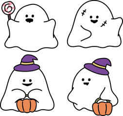 a cute ghost character