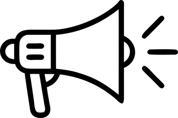 Fototapeta premium speaker, icon outline