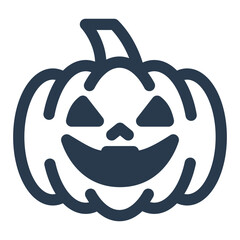 Smiling Jack-o'-lantern Pumpkin