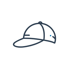 Baseball Hat Icon, Ball cap icon, Baseball Cap Icon