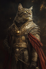 Fototapeta premium cat lord of the world