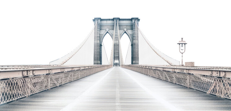 Fototapeta PNG Bridge brooklyn bridge architecture tranquility.
