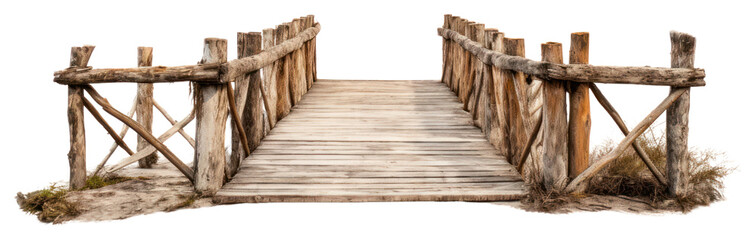 Naklejka premium PNG Bridge wood architecture boardwalk.
