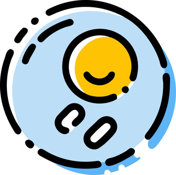 bebo icon, icon broken line
