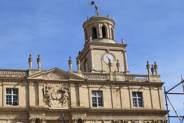 clock tower in Arles, France