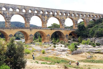 Roma aquaduct in southern France