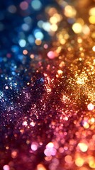 Bright and vibrant glitter background with festive shimmering sparkles wallpaper
