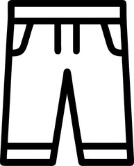 knee lenght shorts, icon