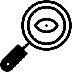 Vector Icon Search, See, Finding, Entertainment, View, Eye, Find, Tools