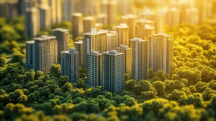 Obraz premium Real estate investment can contribute to community development, urban regeneration, and economic growth