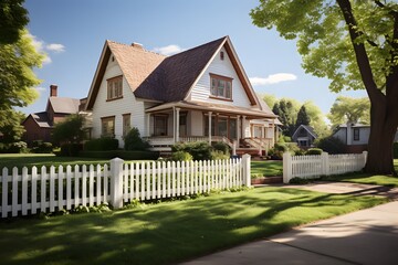 White House with picket fence