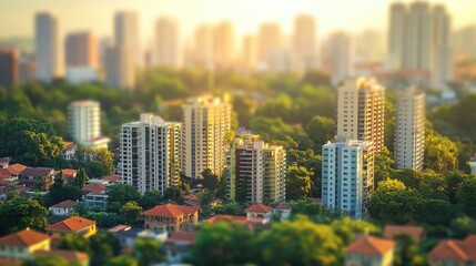 Obraz premium Real estate investment can contribute to community development, urban regeneration, and economic growth