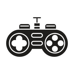 Joystick game icon vector on white background