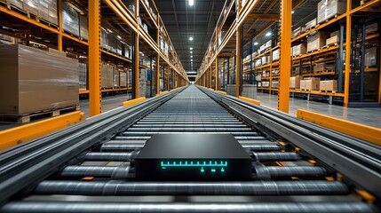 Freight forwarding logistics being managed with automated warehouse systems