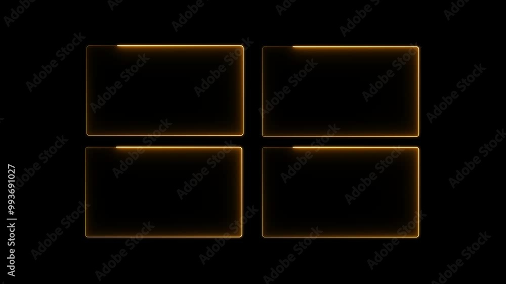 Aufkleber loop abstract seamless background spectrum looped animation fluorescent ultraviolet light 4k glowing