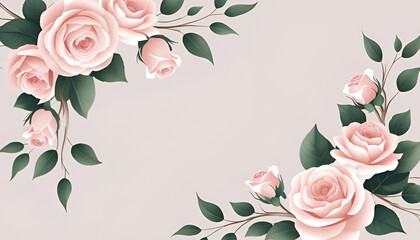 pink rose background