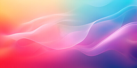 Fototapeta premium Colorful Smoke Waves in Abstract Design